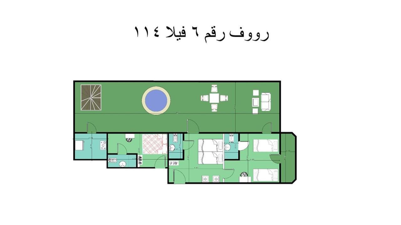 Roof 5 Or 6 3 Bedrooms Sea View 114Green Beach El Alamein Exterior photo